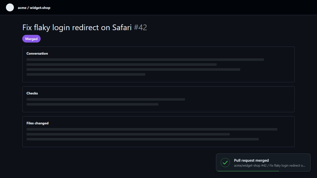The Quiet theme playing over a GitHub profile page